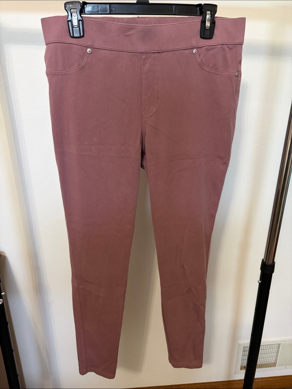 Simply Vera Vera Wang Mauve Stretch Pull-On jeggings